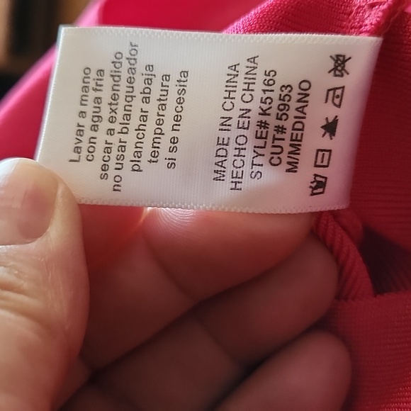 WOW CUTURE Medium Strecthy Strappy Body Con Style K5165 Fushia - Picture 8 of 9